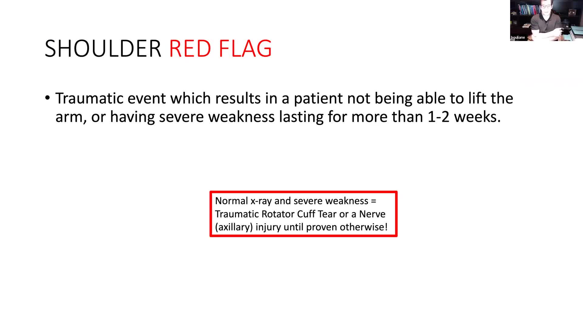 MSK - Common Shoulder Disorders - AIWMU | Lumina Media Player